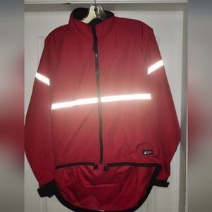 Mountain Equipment Co-op MEC Red Reflective Performance Jacket